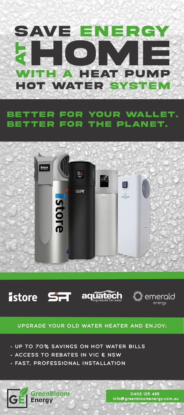 image is showing up to $200 off in EOFY offer on Every Heat Pump mobile